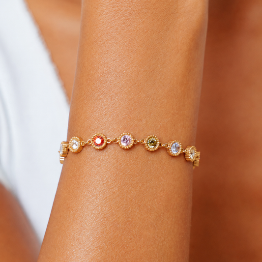 Colorful Stone Bracelet