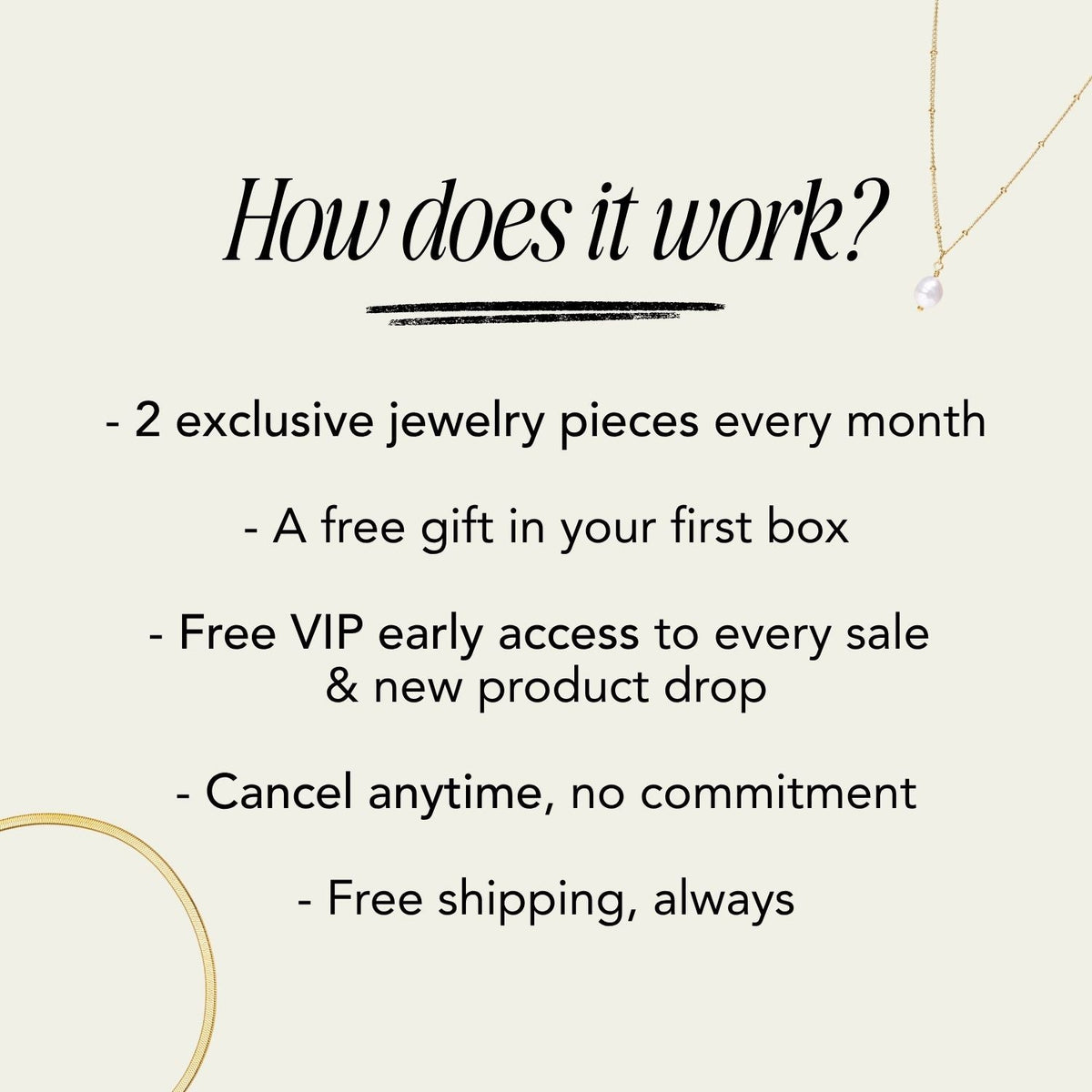 Mystery Jewelry Subscription Box