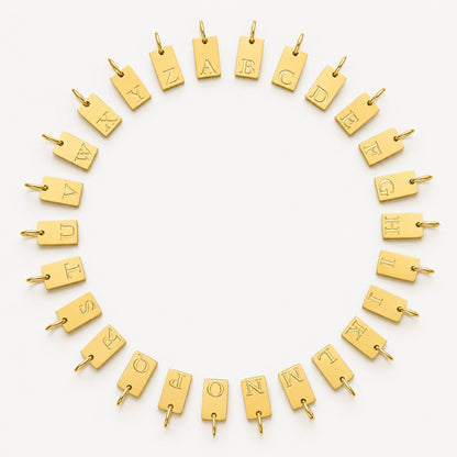 Initial Tag Necklace
